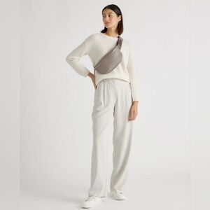 Quince Italian Pebbled Leather Sling Bag